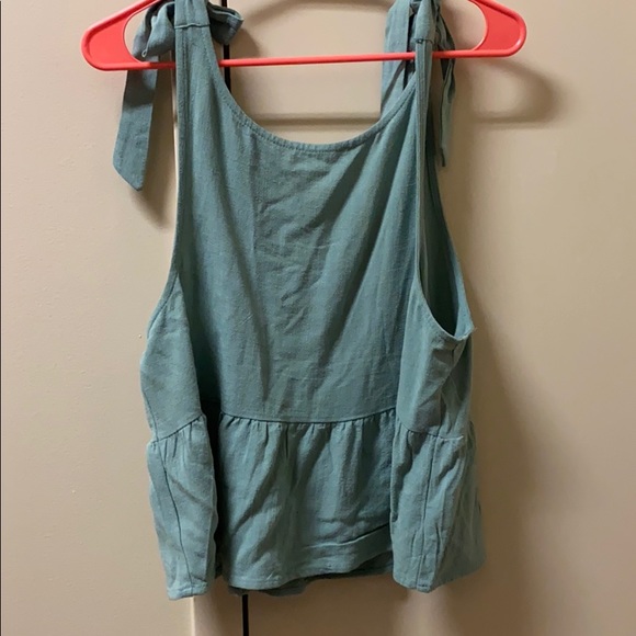 L.A. Hearts Tie Strap Babydolll Tank Top - Picture 2 of 4